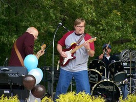 Scott jamming with his former band, Rock Prophets